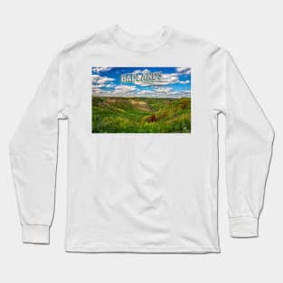 North Dakota Badlands Long Sleeve T-Shirt